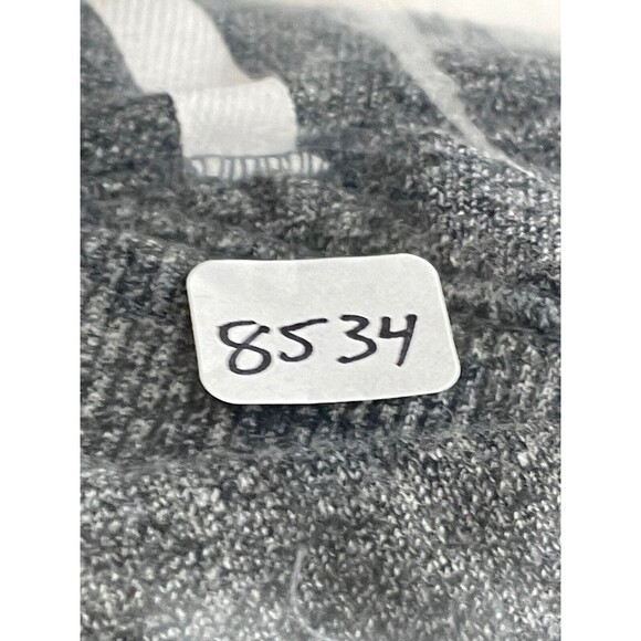 Calvin Klein Womens Sweatshirt Gray Extra Small XS Roll Tab Sleeves Logo - Picture 11 of 11